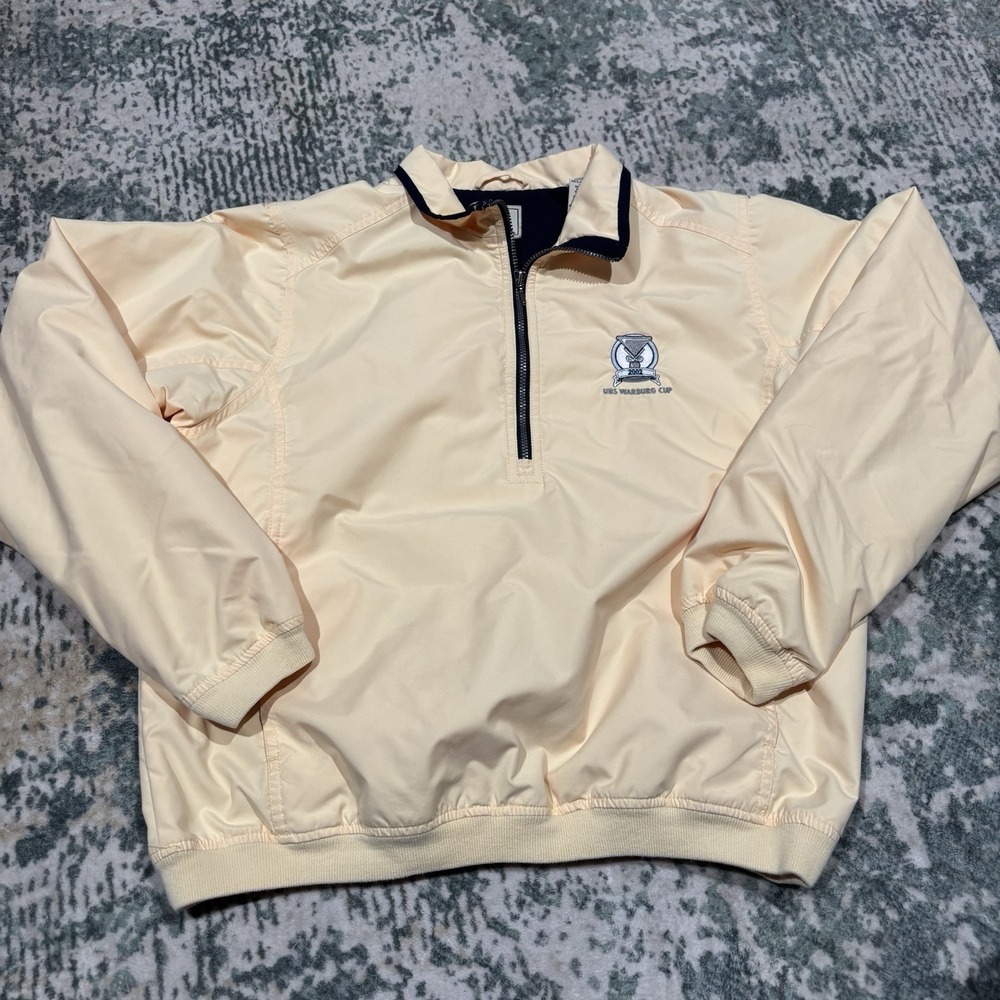 Vintage Gear For Sports 2002 UBS Warburg Cup pullover Small Sea Island